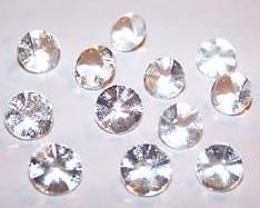 many different types of diamonds on a white surface