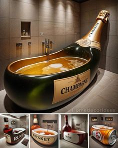 Toilet Designs, Glass Bathtub, Bathtub Design, Versatile Furniture, Alcoholic Beverages