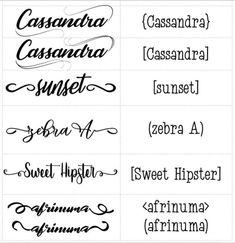 the different types of calligraphy