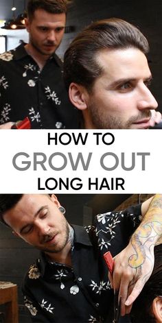 Growing Hair Out Men, Long Hair Growing Tips, Growing Long Hair Men, Mens Hair Long, Long Hair For Men, Growing Hair Men, Hair Stages, Hair Lengthening, Growing Out Hair