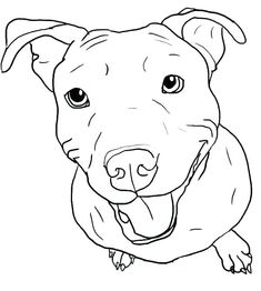 a drawing of a dog's face in black and white