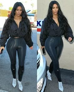 Kim Kardashian Courtside, Iconic Kim Kardashian Outfits, Kim Kardashian Outfits Street Styles, Kim Kardashian All Black, Kim Kardashian Iconic Looks, Kim K Outfits, Kim K Fashion