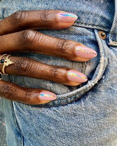 Pretty Nails For Winter, Round Nail Ideas, Fun Winter Nails, Short Nails Ideas, Unghie Sfumate, Kutek Disney, Winter Nail Ideas, Winter Manicure