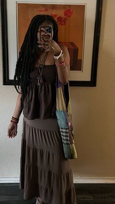 Spiritual Girl Outfits Black Women, My Dream Clothes, Grunge Outfits Black Women, Earthy Wardrobe, Earthy Aesthetic Outfits, Grunge Outfits Black, Cochella Outfits