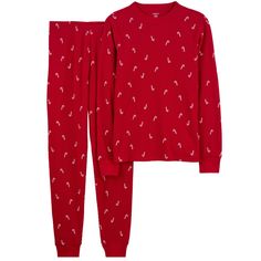 Carter’s Adult Ribbed Thermal Winter Christmas Candy Cane Shirt And Pants Pajamas Red Ribbed Winter Thermal Long Sleeve Shirt And Pants Pajamas Featuring An All Over Print Of Small White And Red Striped Candy Canes Keep Them Cozy On Christmas See My Other Listings For The Same Pajamas Listed Under Kids Sizes In Both Boys And Girls These Also Fit Older Kids (12+) That Have Outgrown Size 14 Pajamas Reviews Says These Run Big, So Possibly Best Fit On A Size Small New With Tags Carter’s Sizes Availa Candy Cane Shirt, Thermal Pajamas, Carters Baby Boys, Striped Pyjamas, Activewear Sets, Thermal Long Sleeve, Cool Graphic Tees, Boys Pajamas