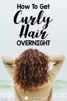 Twist Hair For Curls Overnight, How To Wake Up With Curly Hair, How To Make Hair Curly Overnight, Overnight Natural Curls, How To Make Your Hair Curly Overnight, Plopping Curly Hair Overnight, Get Curly Hair Overnight, Curl Hair Overnight, Make Hair Curly