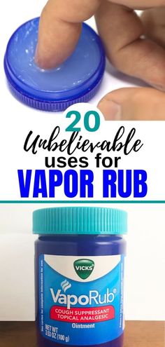 Uses For Vapor Rub, Vic Vaporub, Vapo Rub, Vicks Vapor Rub, Vicks Vapor, Vicks Vaporub Uses, Uses For Vicks, Cough Suppressant, Vapor Rub