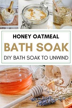 5 DIY Natural Bath Soak Recipes - Advice From Nobody Diy Bath Gifts, Diy Bath Soak Recipes, Oatmeal Bath Soak, Diy Bath Salts With Essential Oils, Homemade Bath Salts