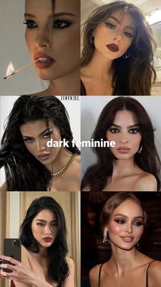 Dark Feminine Makeup, Luxury Photography, Chique Outfits, Dark Makeup, Dark Feminine, Makeup Looks Tutorial, Makeup Makeover