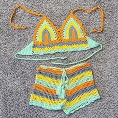 Never Worn Size Small Green, Orange, Yellow Spring Orange Fitted Crochet Top, Spring Fitted Orange Crochet Top, Fitted Orange Crochet Top For Spring, Fitted Orange Crochet Top For Vacation, Fitted Orange Crochet Top For Summer, Orange Crochet Beach Top For Spring, Summer Orange Crochet Top, Orange Crochet Top For Beach And Spring, Orange Summer Crochet Top