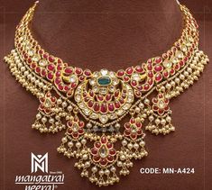 Vintage Indian Jewelry, Chand Bali, Gutta Pusalu, Kundan Jewellery Bridal, Gold Jewels Design, Gold Bridal Necklace, Choker Necklace Designs