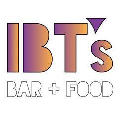 the ibts bar and food logo is shown in purple, orange and pink colors