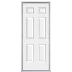 a white door on a white background