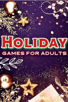 Struggling to find the perfect Christmas Eve games for your next adult Christmas party? These holiday games for adults will keep everyone entertained, with fun Christmas gift games and Christmas party activities. Save this pin for easy access to Xmas games that will make your Christmas party ideas for teens and adults a hit! Holiday Games For Adults