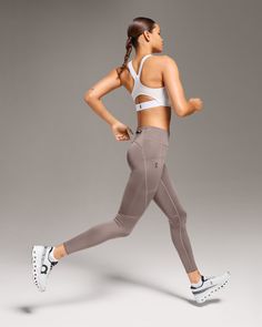 The performance-ready running tights with added storage for your phone, keys, and more – now in a 7/8 cropped length. Pair with your favorite On layers and trainers. More storage space. More security. Safely stow your card, keys or other essentials in the zipped back pocket. Plus, the roomy drop-in side pocket is perfect for keeping your phone handy for a post-run selfie. Always stay in your comfort zone by customizing your fit. And with the tights staying right where you want them by using the Compressive Running Activewear, Breathable Functional Leggings For Running, Breathable Technical Activewear, Functional White Running Leggings, White Functional Running Leggings, Functional Athletic Fit Running Leggings, Functional Athletic Fit Leggings For Running, Athletic Fit Leggings For Running, 4-way Stretch Functional Leggings For Running