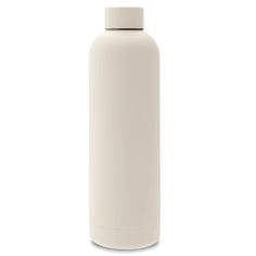 a white bottle is shown on a white background