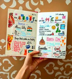 Diary About Me Page Ideas, Things To Do In Ur Journal, Bujo About Me Page Ideas, All About Me Journal Ideas Aesthetic, Diary Book Design Notebooks Journal Ideas, Dairy About Me, About Me Aesthetic Journal, Things To Write In Ur Diary, Facts About Me Journal