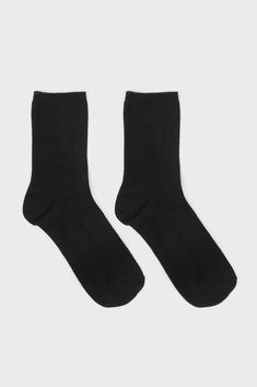 - Measurements: 1. Length: 21cm- Materials: 80% cotton, 20% polyester > 80% cotton, 18% polyester, 2% polyurethane- Thickness: Moderate- Sheerness: None- Stretch: Low- Lining: None- Care: Machine wash cold My Sweet Audrina, Money Clothes, Ribbed Socks, London Free, Black Socks, Cute Socks, Buy Now Pay Later, Old Money, Classic Black