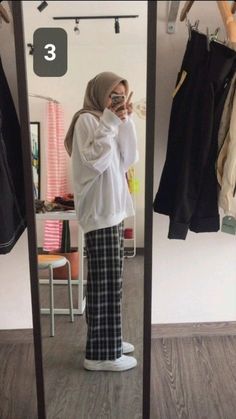 Outfit Ideas Muslim, Hijabi Ootd, Mix And Match Outfits Hijab, Ootd Hijab Casual, Outfits Hijab, Hijab Ootd, Outfit Hijab, Ootd Hijab