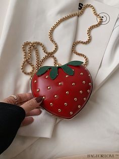 BagForLove - Compact Strawberry Novelty Bag Product Description Color Red Details Studded Type Novelty Bag Bag Size Mini Strap Type Chain Pattern Type Fruit&Vegetable Style Preppy Coating 100% Polyurethane Composition 100% Polyester Material PU Leather Size Chart INCH CM Strap Length Bag Length Bag Width Bag Height 45.3 inch 5.5 inch 2.4 inch 4.7 inch Strap Length Bag Length Bag Width Bag Height 115 cm 14 cm 6 cm 12 cm Details Pictures Similar Products h2 { text-align: center; } /* æ¢è¡ */ li{ Red Clutch Bag For Valentine's Day, Chic Valentine's Day Bag With Zipper Closure, Red Clutch Bag With Zipper Closure, Trendy Red Shoulder Bag For Valentine's Day, Red Pouch Shoulder Bag For Valentine's Day, Red Pouch Shoulder Bag, Valentine's Day Red Shoulder Bag With Adjustable Strap, Red Shoulder Bag With Adjustable Strap For Valentine's Day, Red Travel Bag For Valentine's Day