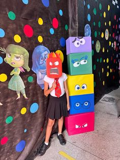 Inside Out Games For Kids, Inside Out Theme Trunk Or Treat, Inside Out Diy Decorations, Inside Out Themed Party, Inside Out School Ideas, Inside Out Trunk Or Treat Ideas, Inside Out Decorations Classroom, Inside Out Trunk Or Treat, Inside Out Party Ideas