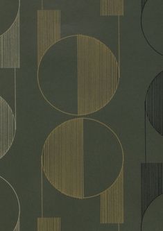 an art deco wallpaper with circles and lines