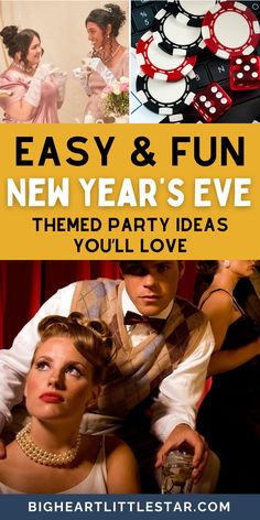 a collage of photos with the words easy and fun new year's eve party ideas you'll love New Year’s Eve Birthday Party Ideas, Nye Theme Party, New Year’s Party Theme, New Years Pajama Party, New Year’s Eve Party Themes, Year End Party Theme, New Year’s Eve Theme, Nye Party Themes For Adults, New Year Theme Ideas