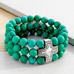 Silpada Vintage Rare Sterling Silver Cross Turquoise Beaded Stretch Bracelet Excellent Like New Condition (Display Item) Treat Yourself And Your Friends To $10 Off The First Purchase By Signing Up For Poshmark Using This Code:Klevfam Silpada Jewelry Is Of The Highest And Longest Lasting Quality And Unique Design By Some Of The Best Artisans Around The World. Their Pieces Can Last For Generations To Come. Please Feel Free To Message Me With Any Questions Or Concerns You May Have. Makes A Great Gi Sterling Silver Cross Pendant, Silpada Jewelry, Sterling Silver Cross, Beaded Stretch Bracelet, Silver Cross, Turquoise Beads, Stretch Bracelet, Silver Bracelets, Stretch Bracelets