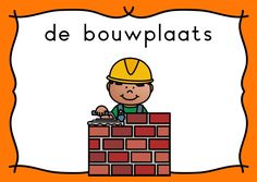 a poster with the words de bouvplats written in french and an image of a man on top of a brick wall