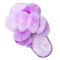 Why the Barerun Cross Band Fuzzy Slippers? -- Skin-friendly plush material -- Exquisite workmanship -- Luxurious style slippers -- Cushioned memory foam insole -- Thick sole -- Non-slip outsole -- Arch support -- Pillowy feeling -- Machine Wash Available Size: 11.5-12.5.  Color: Purple.  Gender: female.  Age Group: adult. Fluffy Synthetic Slippers For Indoor Use, Plush Slippers With Round Toe And Plush Lining, Comfortable Fluffy Synthetic Slippers, Comfortable Fluffy Flat Slippers, Fluffy Round Toe Synthetic Slippers, Comfortable Plush Slippers With Round Toe, Comfortable Plush Slippers For Winter, Comfortable Plush Winter Slippers, Purple Winter Slippers With Round Toe