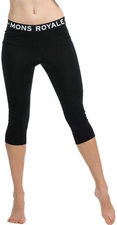 Mons Royale Alagna 3/4 Leggings - Women's Basic Leggings, Compression Pants, Athleisure Wear, Active Wear Shorts, Short Leggings, Beach Wears, Capri Leggings, Gym Outfit, Workout Pants