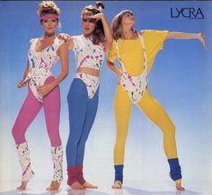 80s active wear - Google Search Diy 80s Costume, January Workout, 80s Fashion Women, 1990s Fashion Trends, Look Disco