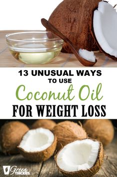 High Calorie Diet, Coconut Oil For Acne, Coconut Oil Recipes, Grapefruit Diet, Healthy Diet Plans, How To Eat Less, Natural Living, Healthy Happy