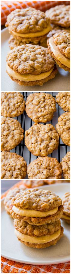 cookies are stacked on top of each other and ready to be baked in the oven