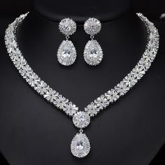 If you’re looking for a fine jewelry which looks sepecial,   precious stone please  consider cubic zirconia bridal jewelry. Crystal Bridal Jewelry Sets, Crystal Wedding Jewelry, Wedding Accessories Jewelry, Fashion Jewelry Sets, Popular Jewelry, Engagement Jewelry, Wedding Jewelry Sets, Bridal Jewelry Sets, Bridal Necklace