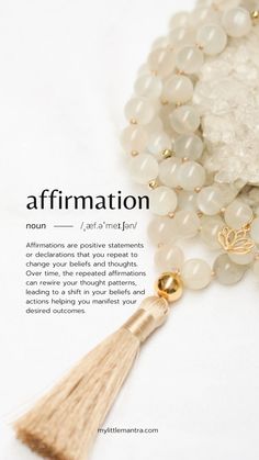 Do Affirmations really work? Tasbih Photography, Reticular Activating System, Brain Stem, Mala Bead Necklace, Life Thoughts, Balanced Lifestyle, Mala Necklace, Girly Jewelry, Mala Beads