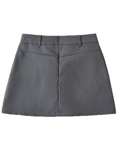 Petite Pleasure Skirt Office Skirts, Business Casual Skirt, Mini Suits, Slim Suit, Office Skirt, Buy List, Zippers Fashion, Casual Skirt, Gray Skirt