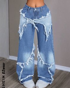 Fancy Pants Outfit, Dope Fashion Outfits, Korean Tips, Uni Fits, Casual Denim Jeans, Denim Bottoms, Clothes Wishlist, Moda Denim, Baggy Clothes