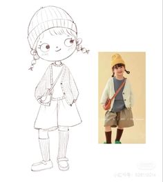 Toddler Character Design, Character Design Child, Little Kid Drawing Reference Girl, Cartoon Children Character Design, Child Illustration Character, Illustration Art Kids, Cool Pencil Drawings, Photo To Cartoon, Character Design Sketches