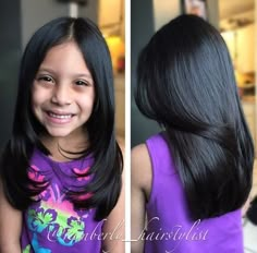 long girls' haircut with face-framing layers Long Girl Haircuts, Girls Haircuts With Layers, Girls Haircut, The Right Hairstyles, Haircuts For Long Hair With Layers, Framing Layers, Girls Short Haircuts, Girls Cuts