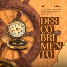 an image of a compass with the words desco bri men to go on it