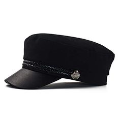 PRICES MAY VARY. 【FASHION MEN WOMEN HAT】several colors available, This adjustable baseball hat will add a touch of style to your daily look while keeping you warm and comfortable 【 ONE SIZE FITS MOST】This Chauffeur Hat fits for most people with one size(Approx. Measurement 22"-22.8"/56-58cm) and an adjustable strap, please measure carefully the circumference of head before purchasing. 【FASHION AND BREATHABLE MATERIAL】Made exclusively with the high quality cotton and sewing craftsmanship, also wi Chauffeur Hat, Hats Beret, Sailor Cap, Limo Driver, Beret Cap, Vintage Style Hat, Fashion Elements, Hat Beret, Hat Fits