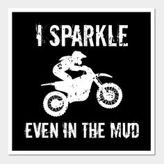 i sparkle even in the mud on a motorbike with white paint and black background