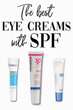 Do you currently use an eye cream with SPF? It’s always important to protect your skin from the sun but the skin around your eyes is especially vulnerable. Many people don’t realise that 10% of skin cancers occur in this area. This is because the skin around the eyes is ten times thinner than the rest of your body making it more likely to get damaged by UV rays. Luckily there is an excellent range of eye creams with SPF available. #sunscreen #spf Spf Tips