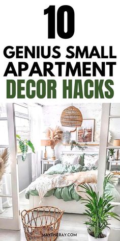 10 genius small apartment decor hacks that are easy to do in less than ten minutes