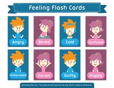 Feeling Flash Cards Classroom Flashcards, Kindergarten Syllabus, Esl Flashcards, Alphabet Chart Printable, Flash Cards For Kids, Preschool Weather, Educational Flash Cards, Vip Kid, Free Printable Flash Cards