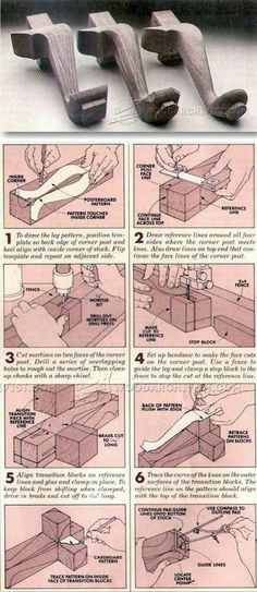 the instructions for how to make a wooden bench