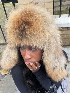 Fur Hat Women, Russian Fur Hat Aesthetic, Luxury Fur Hat, Luxury Winter Hat With Faux Fur Trim, Luxury Faux Fur Hats For Women, Design Clothes, Fashion Design Clothes, Workout Accessories, Fashion Killa