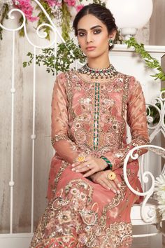 This item is available in our store. Buy the best selling Pakistani designer outfits for women online from our store at exclusive prices. Our collection includes the latest variety of high quality designer women's dresses including new arrivals, casual pret, luxury pret, wedding wears, formal dresses & more. Shop now. Wedding Dresses Pakistani, Wedding Types