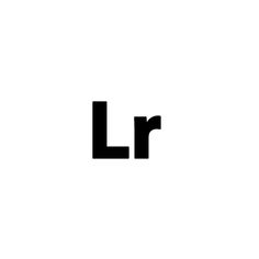 the letters l r are arranged in black and white, with one smaller letter at the bottom